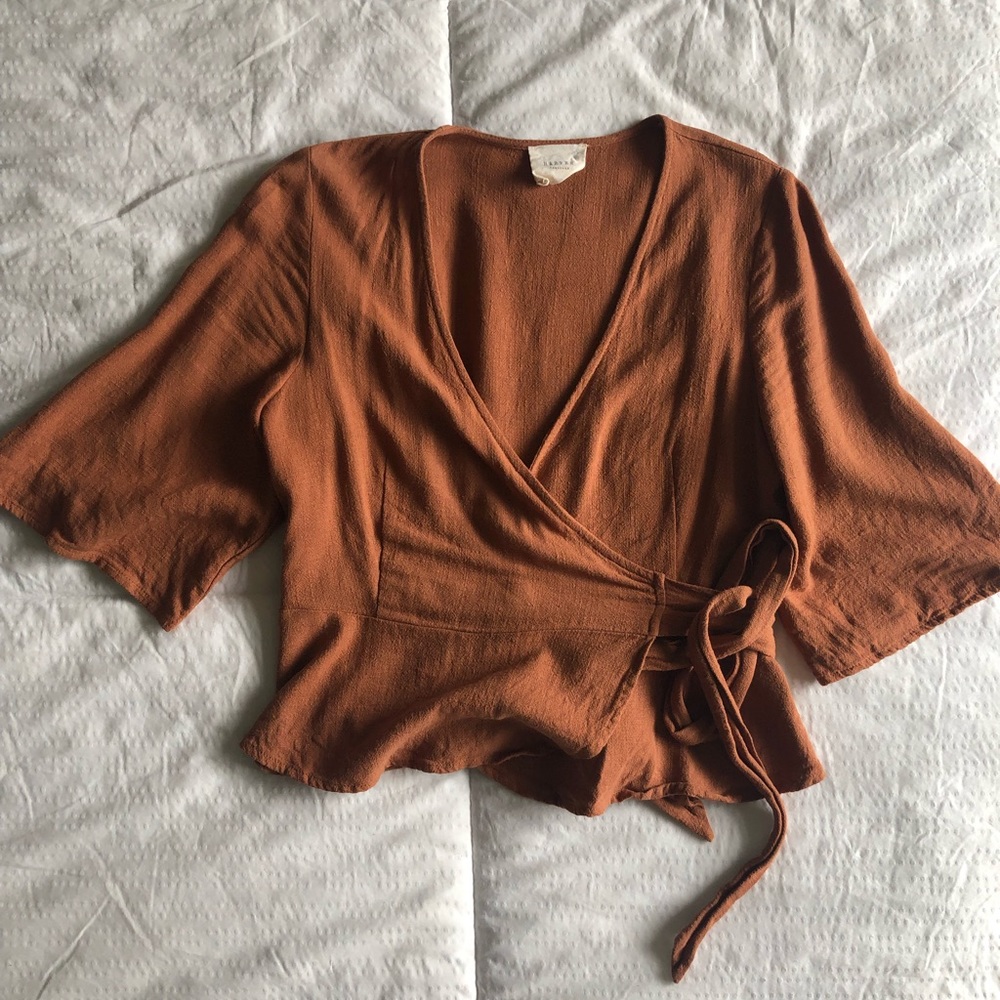 Francesca's Serenity Wrap Top